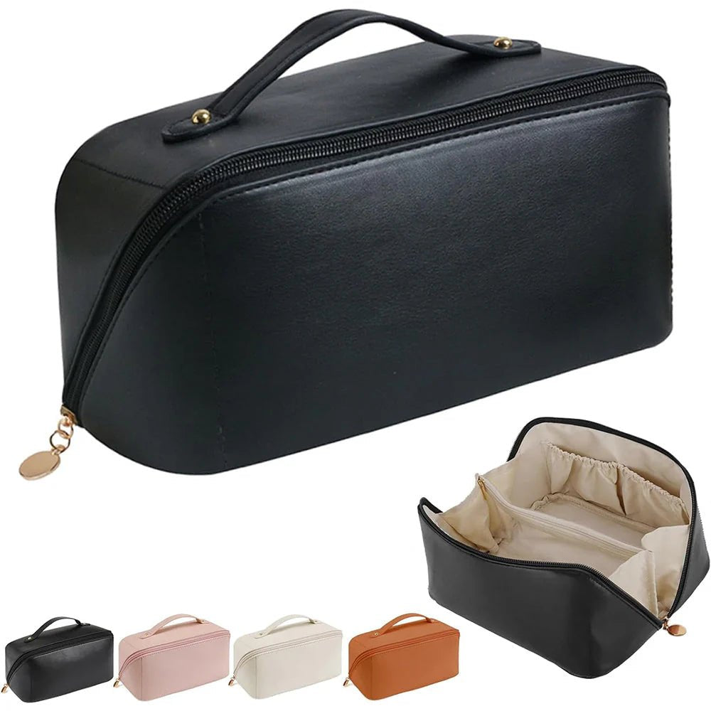 Leather Makeup Pouch