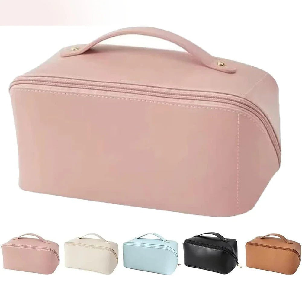 Leather Makeup Pouch