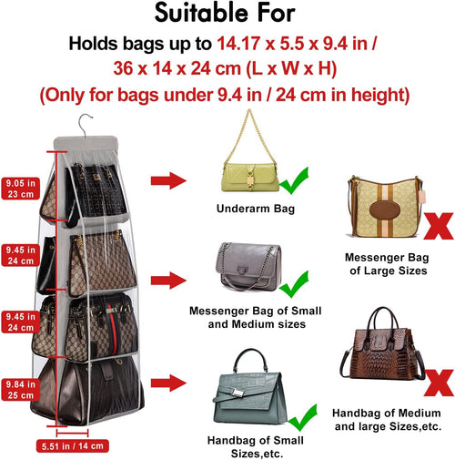 Multi-Pocket Hanging Bag Organizer
